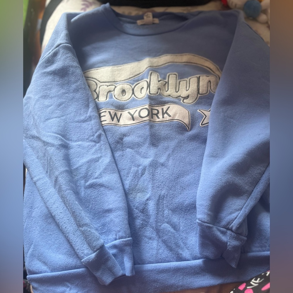 Blue “Brooklyn” Sweater